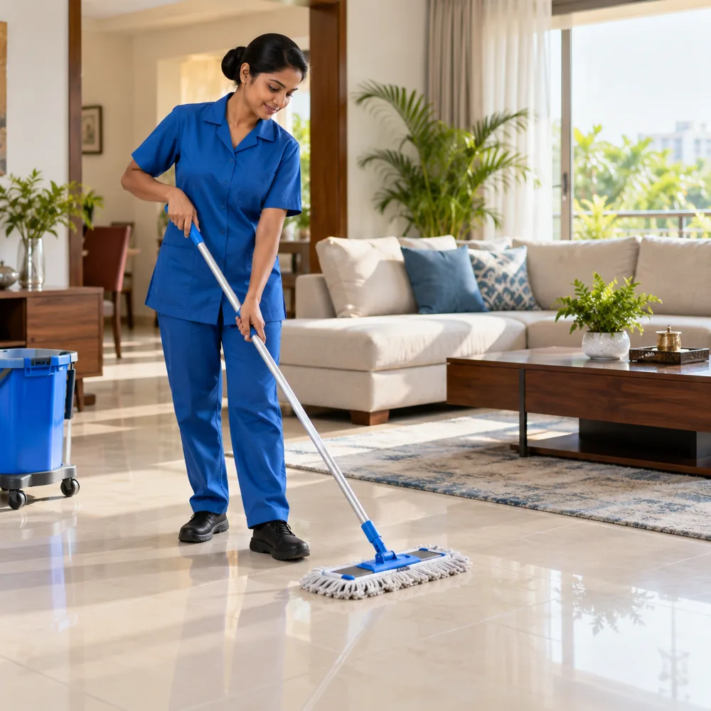 Home cleaning illustration